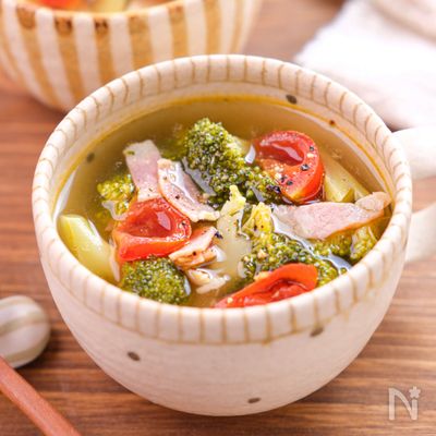 【くたくたブロッコリーのスープ】あっさり♪やさしい味わい♡