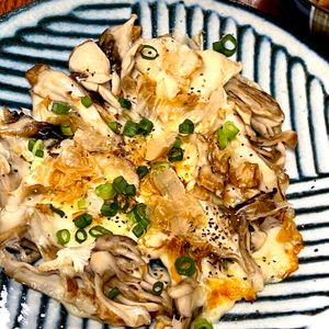 michuの作ってみた!投稿(舞茸のカリカリチーズ焼き)
