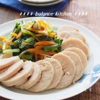 レンジ・胸肉でもしっとり！鶏ハム　ハニーオイスター味