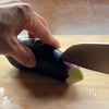 蒸しナスと大葉の南蛮漬けの工程1