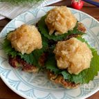 オクラたっぷり♪夏のさっぱりおかず「おろし大葉ハンバーグ」