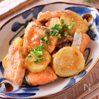 【鮭とじゃがいもの甘味噌照り焼き】ほんのり甘い♡