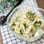 【電子レンジで簡単★】えのきとチンゲン菜の白だし和え