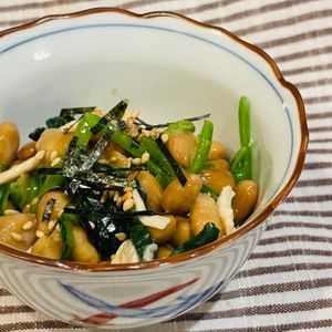 あなぼんごはんの作ってみた!投稿(【ささみとほうれん草のおかかポン酢納豆】鉄分たっぷり副菜♡)