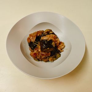 りんの作ってみた!投稿(行列の中華屋さんの🍚豚バラなすの油淋鶏風の甘酢炒め🤩)