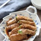 【アボカドの豚巻きバルサミコはちみつ照り焼き】簡単おつまみ♪