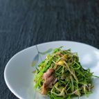 キッチンバサミだけで！＊豆苗と豆もやしと豚しゃぶのナムル風＊