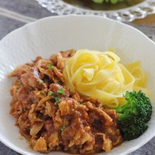 調味料2つだけ！豚肉のラグーソース