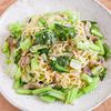 やみつき!豚バラと小松菜の塩焼きそば