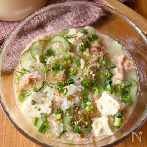 10分で完成！【冷汁風冷やし茶漬け】ツナ缶でお手軽♩