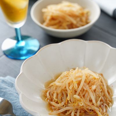 食材一つで簡単！麺つゆが決め手の絶品辛味もやし【おつまみ】
