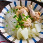手羽元と大根のうま塩スープ【春雨で満足感アップ！満腹スープ】