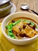 簡単＊厚揚げとしめじのカレースープ