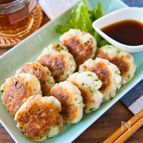 じゃがいもで食べ応えアップ！﻿ふっくらはんぺん団子﻿