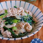事前戻し不要♪『豚肉と小松菜のうま塩♡はるさめ煮』