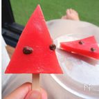 2人暮らしでスイカ1玉消費✨〈手作りスイカアイス〉🍉