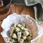 やめられない！とまらない！コロコロオクラの無限から揚げ
