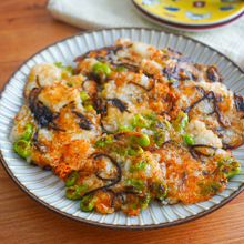 長芋の枝豆チーズお焼き