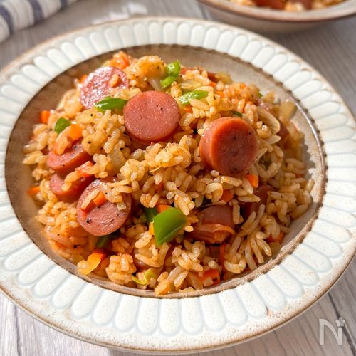 余ったごはんで♩絶品カレーピラフ