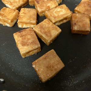 かなの作ってみた!投稿(もっちり食感！高野豆腐の照り焼きステーキ)