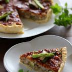 豆腐入り肉タルト。ビニルでズボラに作ってきちんと美味しい♪