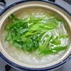 出汁が効いた「牡蠣雑炊」の工程3