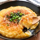 【居酒屋風もちっと長芋鉄板】混ぜて焼くだけ♪