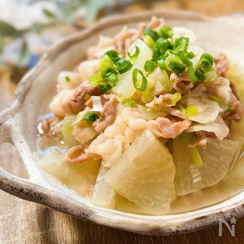 とろうま♡【豚肉と大根のねぎ塩煮込み】