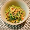 りんの作ってみた!投稿(豆苗とカニカマの胡麻和え♩シンプル副菜!材料2つ!調味料3つ)
