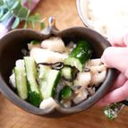 【きゅうりと長芋の塩昆布和え】5分でできるごはん泥棒おかず