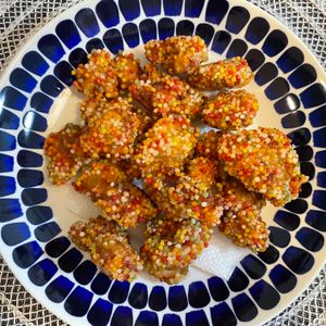 amiの作ってみた!投稿(【漬け込み15分！ぶぶあられ鶏唐揚げ】ひなまつりに是非♫)