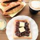 あまったあずきはこれ！１分朝食あんバタートースト