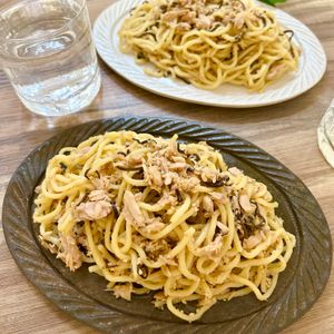 のりのり🐾🎀🤍の作ってみた!投稿(【5分で最強焼きそば】ツナと塩昆布焼きそば)