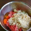作り置き用にもたっぷり作る【基本のハンバーグ】の工程3
