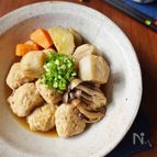 里芋と鶏団子のコロコロ煮物