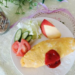 AKARI☆の作ってみた!投稿(きれいに仕上がる♩やさしいオムライス)