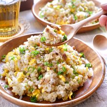【ねぎ塩豚カルビ炒飯】食材3つ☆男子が喜ぶ!