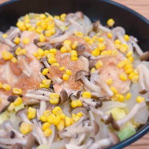 ミルクの作ってみた!投稿(フライパン1発で衝撃の旨さ!味噌バタコーンで鮭ちゃんちゃん)