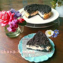 クッキーアンドクリームチーズケーキ♪