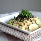 イカの塩辛を使った、クリーミースパゲッティー