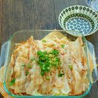 レンジで簡単！豚キャベもやしの重ね蒸しオイレモンだれ