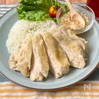 ナンプラーなし！『炊飯器でカオマンガイ』塩こうじだけで♡
