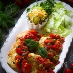 5分で作る濃厚トマトソース♪鶏むね肉のジューシーピカタ