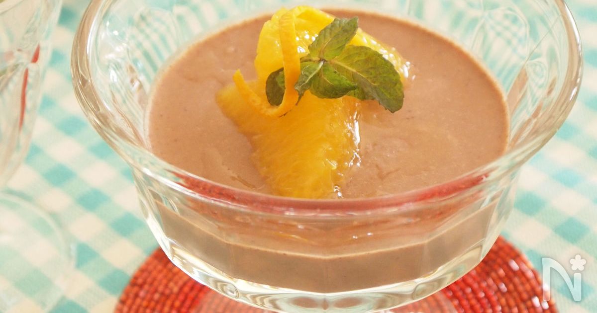 チョコレートとオレンジのパンナコッタ | レシピサイトNadia