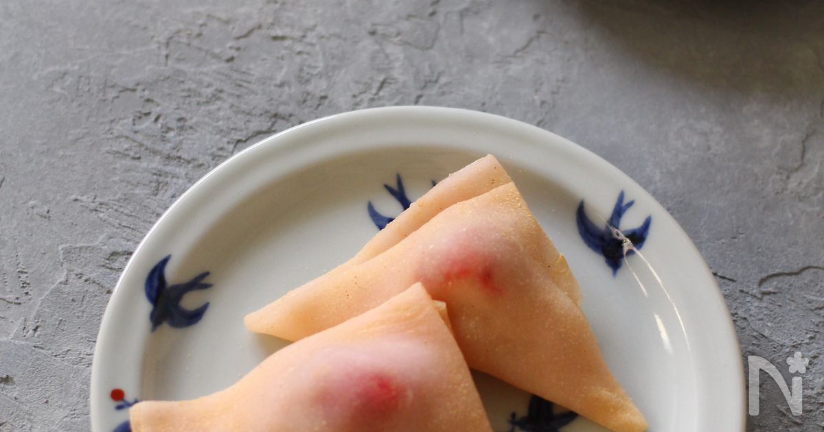 レンジで作れるフレッシュいちごの生八ッ橋