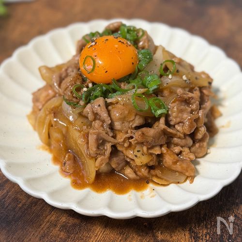 ご飯ドロボー！【豚こまのすき炒め】