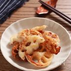 蓮根のカリカリ揚げ焼き【ワンパン・油は大さじ2】