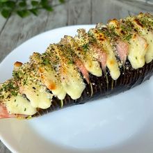 簡単なのに美味しすぎる！【なすのハッセルバック】