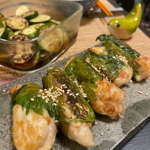みっさキッチンの作ってみた!投稿(【鶏ささ身の梅しそ巻きスティック】夏にさっぱり♬︎)
