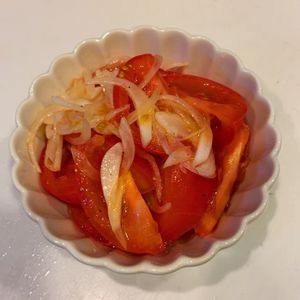 みわの作ってみた!投稿(【食べる美容サプリ】トマトと紫玉ねぎのいたわりマリネ)